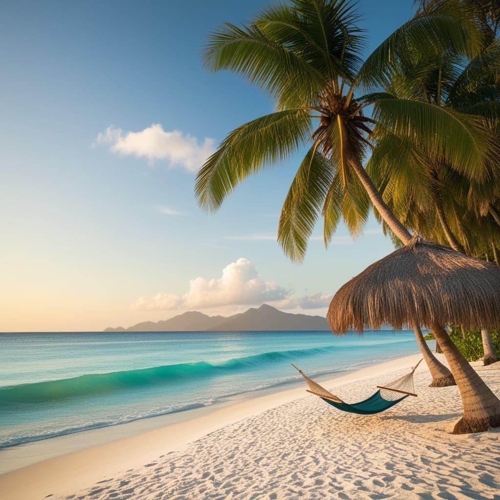 Beach view at Isla Paraiso